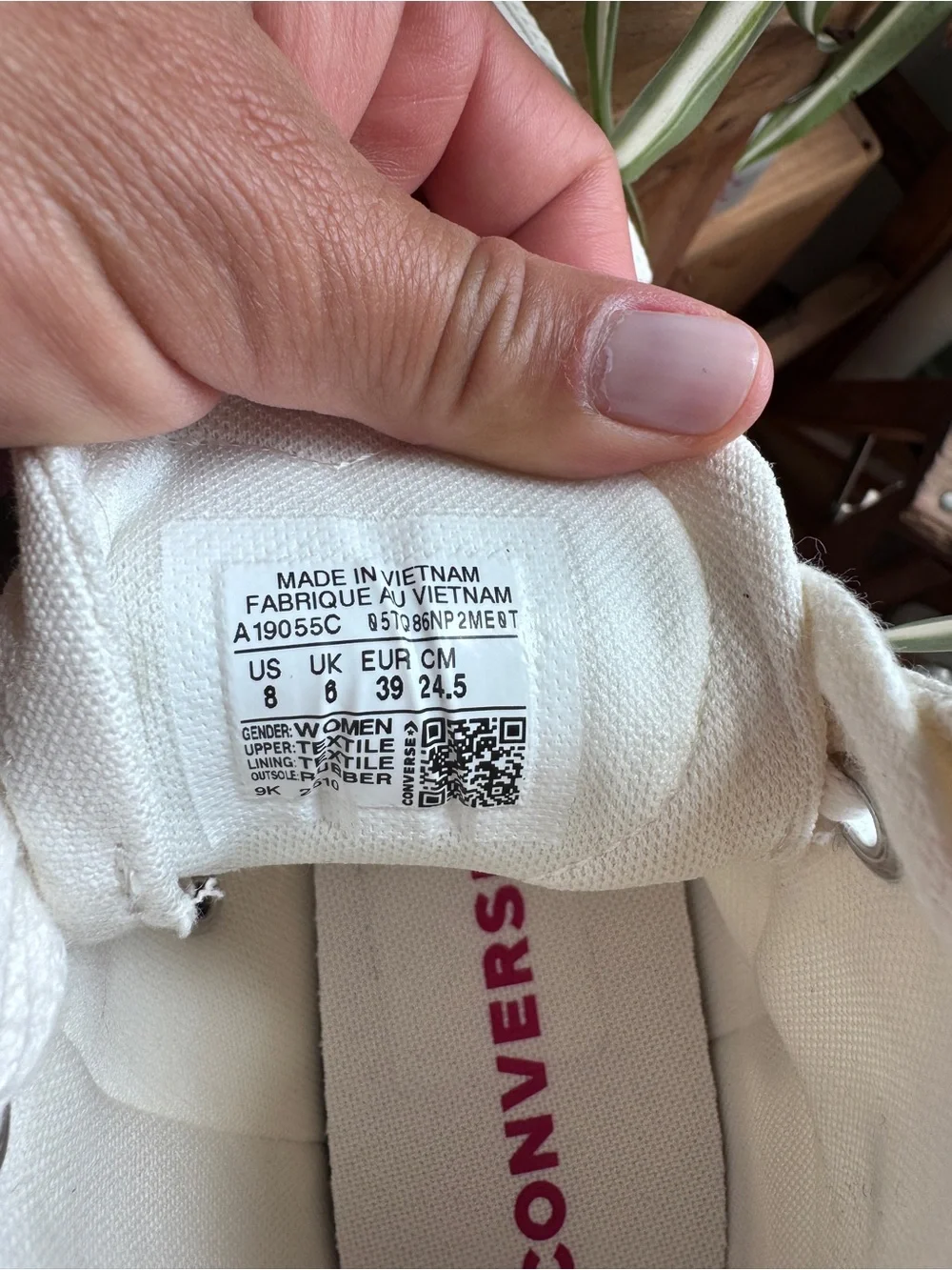 Converse white Hearts high top sneakers - Picture 8 of 11